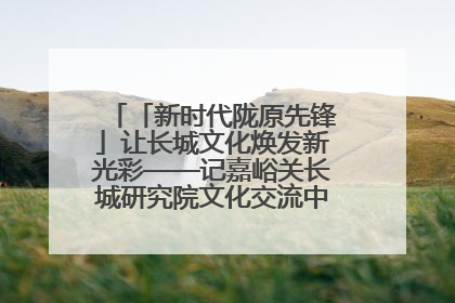 「新时代陇原先锋」让长城文化焕发新光彩——记嘉峪关长城研究院文化交流中心干部张晓燕