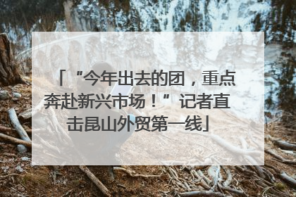 “今年出去的团，重点奔赴新兴市场！”记者直击昆山外贸第一线