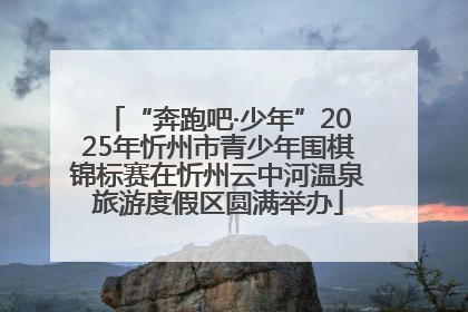 “奔跑吧·少年”2025年忻州市青少年围棋锦标赛在忻州云中河温泉旅游度假区圆满举办