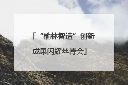 “榆林智造”创新成果闪耀丝博会