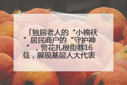 独居老人的“小棉袄”居民商户的“守护神”，警花扎根街巷16载，展现基层人大代表的炽热情怀