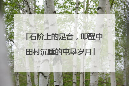 石阶上的足音，叩醒中田村沉睡的屯垦岁月