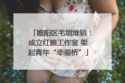 睢阳区毛堌堆镇：成立红娘工作室 架起青年“幸福桥”
