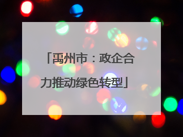 禹州市：政企合力推动绿色转型