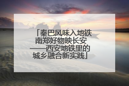 秦巴风味入地铁 南郑好物映长安——西安地铁里的城乡融合新实践