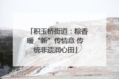 积玉桥街道：粽香暖“新”传情意 传统非遗润心田