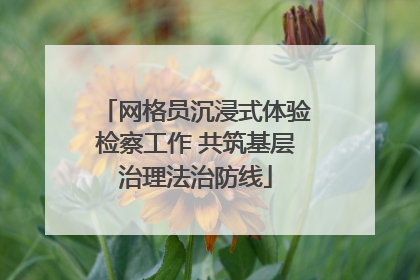 网格员沉浸式体验检察工作 共筑基层治理法治防线