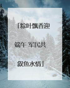 粽叶飘香迎端午 军民共叙鱼水情