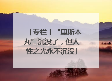 专栏丨“里斯本丸”沉没了，但人性之光永不沉没