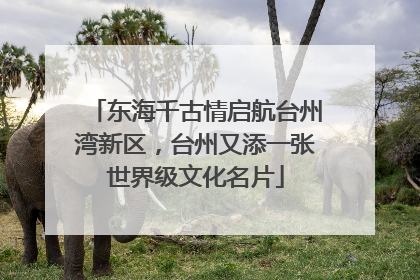 东海千古情启航台州湾新区，台州又添一张世界级文化名片