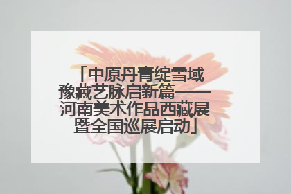 中原丹青绽雪域 豫藏艺脉启新篇——河南美术作品西藏展暨全国巡展启动