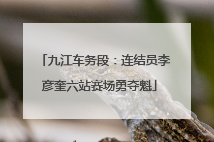 九江车务段：连结员李彦奎六站赛场勇夺魁