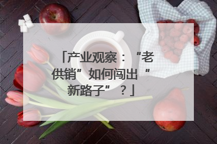 产业观察：“老供销”如何闯出“新路子”？