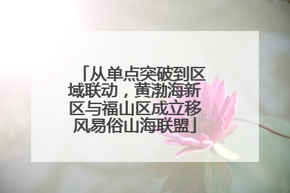 从单点突破到区域联动，黄渤海新区与福山区成立移风易俗山海联盟