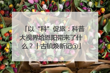 以“科”促旅：科普大视界给恩阳带来了什么？丨古镇焕新记①