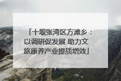 十堰张湾区方滩乡：以调研促发展 助力文旅康养产业提质增效