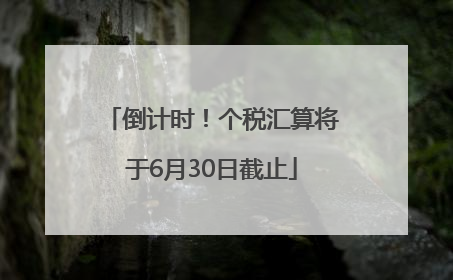 倒计时！个税汇算将于6月30日截止