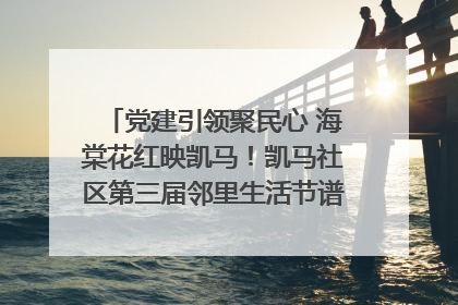 党建引领聚民心 海棠花红映凯马！凯马社区第三届邻里生活节谱写幸福新篇章
