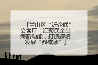 兰山区“沂企联”会客厅：汇聚民企出海新动能，打造跨境发展“强磁场”