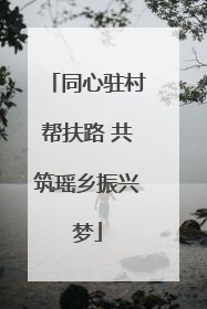 同心驻村帮扶路 共筑瑶乡振兴梦