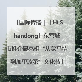 国际传播｜「Hi,Shandong」东营城市推介展亮相“从蒙马特到加里波第”文化节