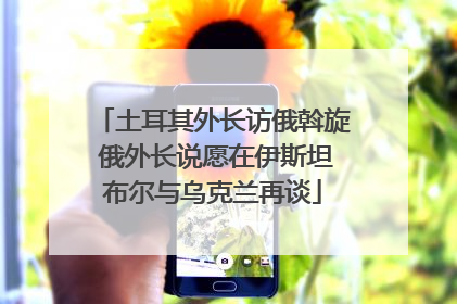土耳其外长访俄斡旋 俄外长说愿在伊斯坦布尔与乌克兰再谈