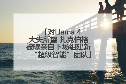 对Llama 4大失所望 扎克伯格被曝亲自下场组建新“超级智能”团队