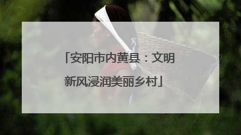安阳市内黄县：文明新风浸润美丽乡村
