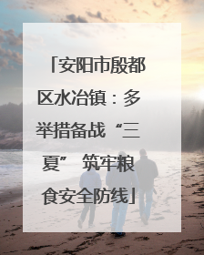 安阳市殷都区水冶镇：多举措备战“三夏” 筑牢粮食安全防线