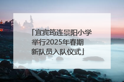 宜宾筠连景阳小学举行2025年春期新队员入队仪式