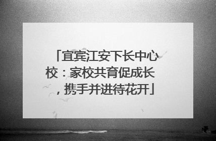 宜宾江安下长中心校：家校共育促成长，携手并进待花开