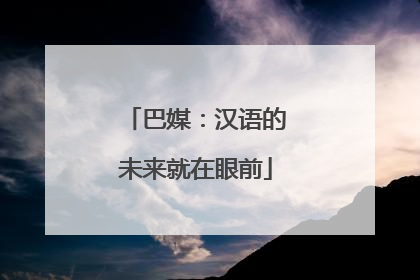巴媒：汉语的未来就在眼前