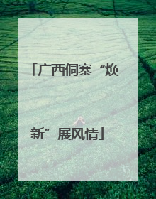 广西侗寨“焕新”展风情