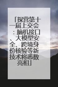 探营第十一届上交会：脑机接口、大模型安全、跨境身份核验等新技术将悉数亮相
