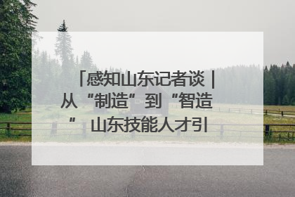 感知山东记者谈｜从“制造”到“智造” 山东技能人才引领产业升级