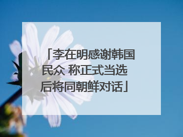 李在明感谢韩国民众 称正式当选后将同朝鲜对话