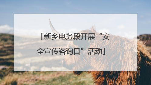 新乡电务段开展“安全宣传咨询日”活动