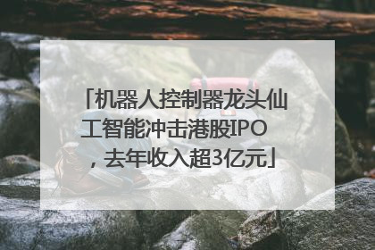 机器人控制器龙头仙工智能冲击港股IPO，去年收入超3亿元