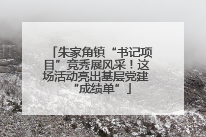 朱家角镇“书记项目”竞秀展风采！这场活动亮出基层党建“成绩单”
