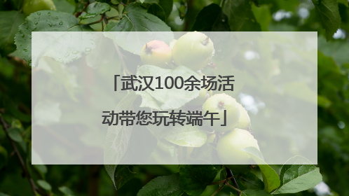 武汉100余场活动带您玩转端午
