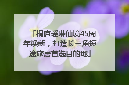 桐庐瑶琳仙境45周年焕新，打造长三角短途旅居首选目的地