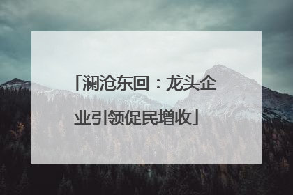 澜沧东回：龙头企业引领促民增收