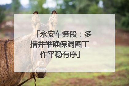 永安车务段：多措并举确保调图工作平稳有序
