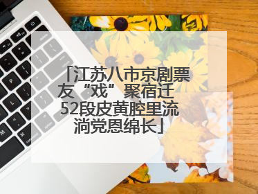 江苏八市京剧票友“戏”聚宿迁 52段皮黄腔里流淌党恩绵长
