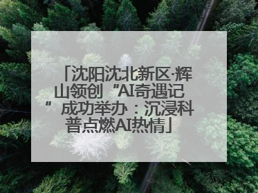 沈阳沈北新区·辉山领创“AI奇遇记”成功举办：沉浸科普点燃AI热情