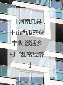 河南息县：千亩西瓜喜获丰收 激活乡村“甜蜜经济”