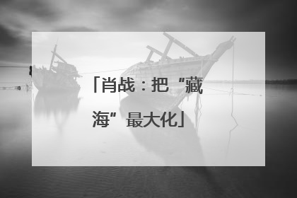 肖战：把“藏海”最大化