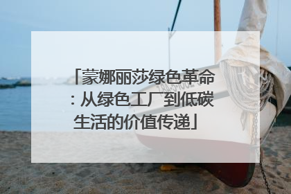 蒙娜丽莎绿色革命：从绿色工厂到低碳生活的价值传递