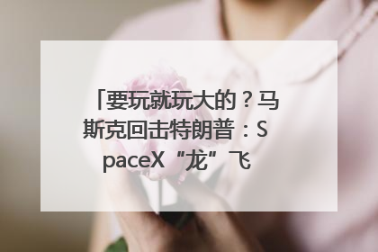 要玩就玩大的？马斯克回击特朗普：SpaceX“龙”飞船将立即退役！