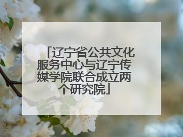 辽宁省公共文化服务中心与辽宁传媒学院联合成立两个研究院